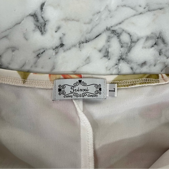 Vintage Y2K whimsical fairy asymmetrical hem drop waist midi dress empire waist - Picture 10 of 12